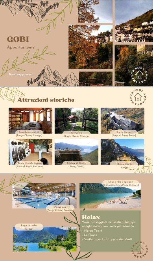 Appartamento Gobi Castel Condino Luaran gambar